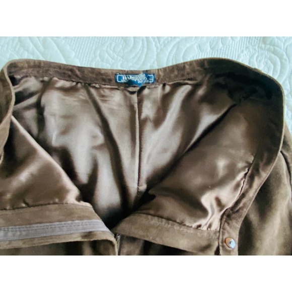 Harold's Chocolate Brown Suede Pants size 6 EUC - Picture 4 of 6
